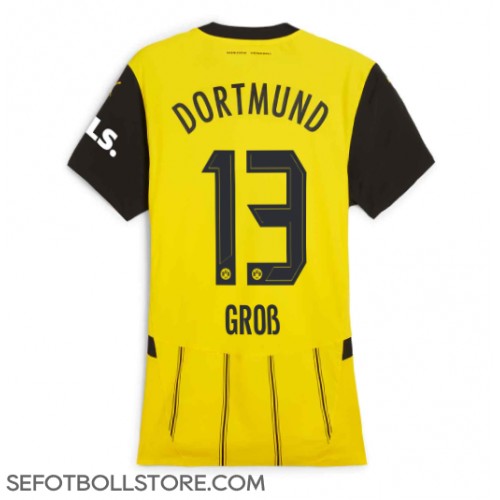 Borussia Dortmund Pascal Gross #13 Replika Hemmatröja Dam 2024-25 Kortärmad